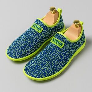 Unisex Knit Slip-On Water Shoes Beach Swim Aqua Footwear Women’s 10.5/11 Summer